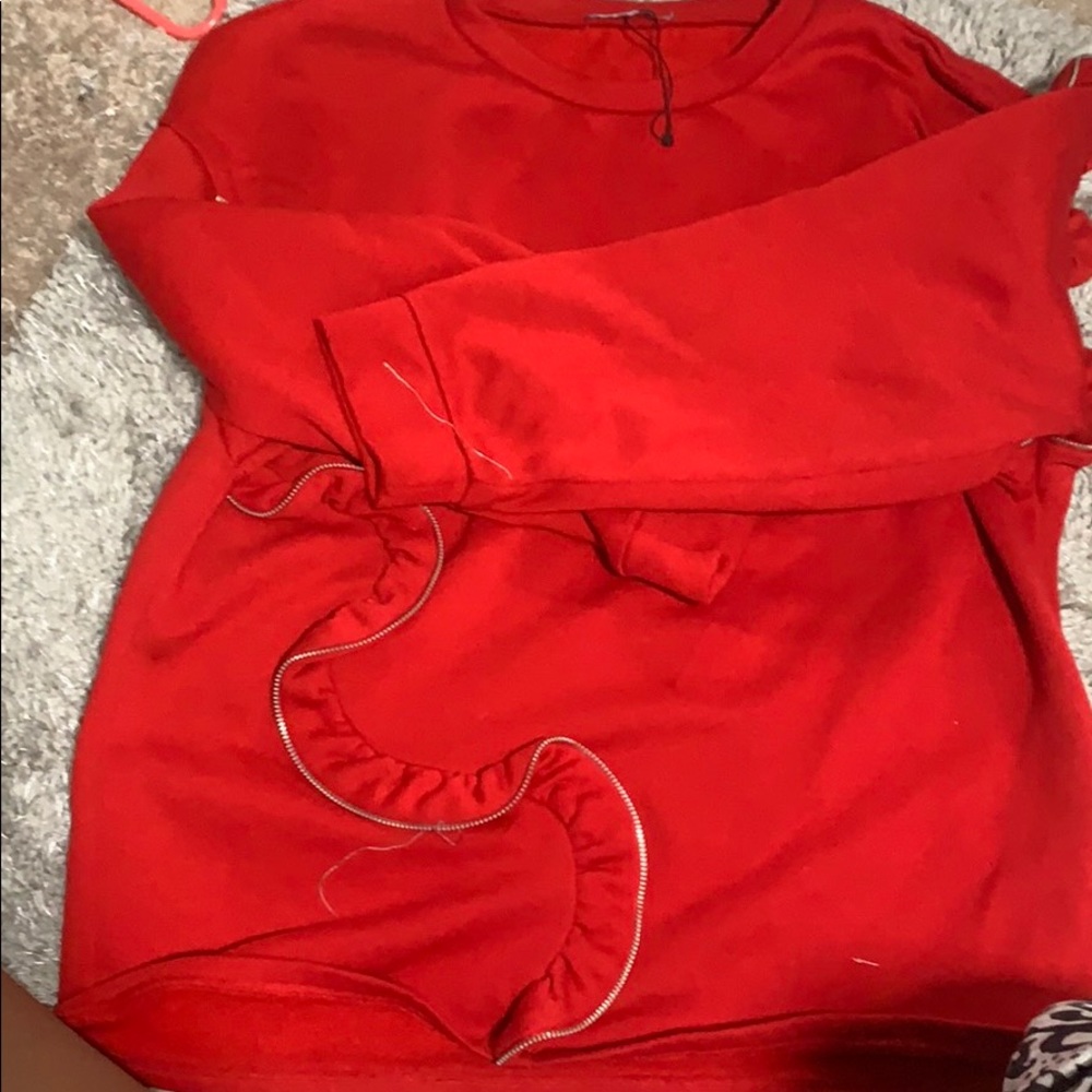 Tunic type sweat shirts. Great for holidays